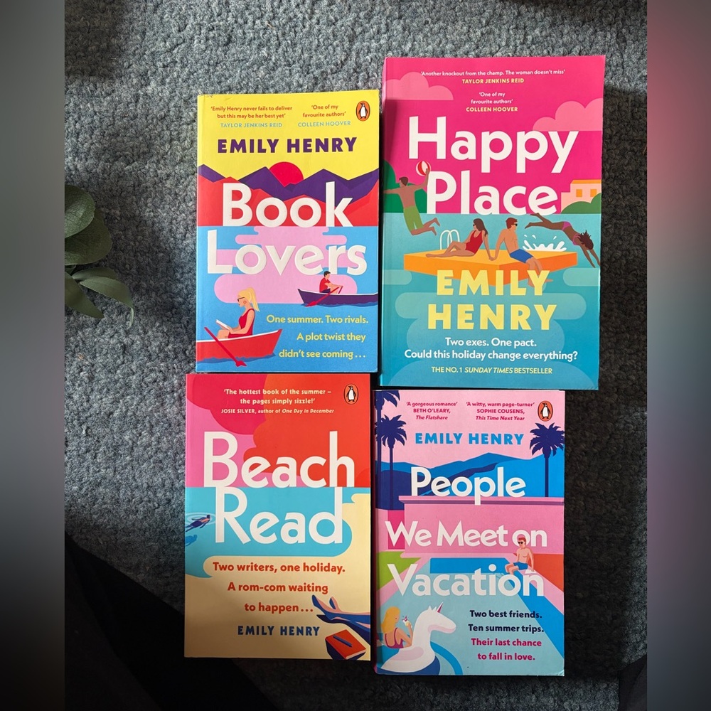 Emily Henry Book Set - Colorful Covers